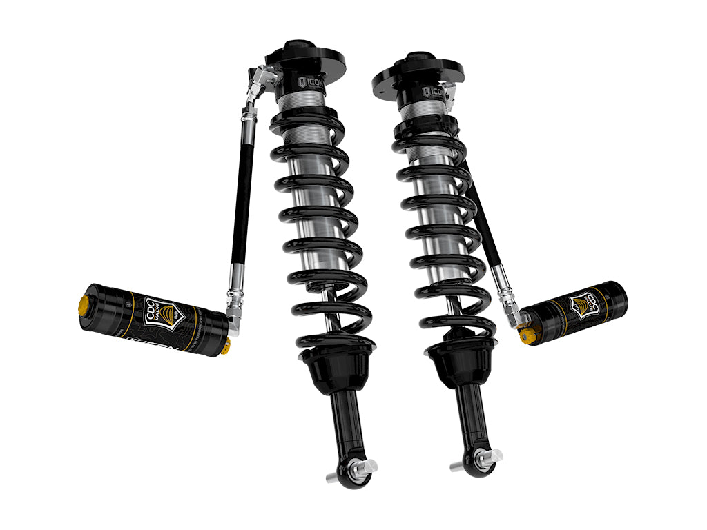 2021-2024 Ford F-150 4WD-Tremor 3.5-4.5 Inch-2.5-3 Inch Lift Front V.S. 2.5 Series Coilovers Remote Reservoir W- CDCV Pair Icon Vehicle Dynamics