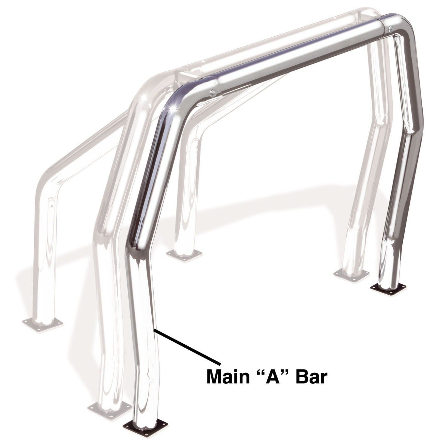 Bed Bars A Additional Bar 1975-1979 Ford F-250 1975-1983 Ford F-100 1975-1996 Ford F-150 Go Rhino