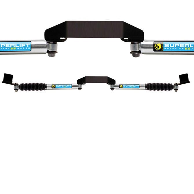 Dual Steering Stabilizer Kit Superlift Ss by Bilstein (Gas) 1999-2004 Ford F-250/350 4WD Superlift