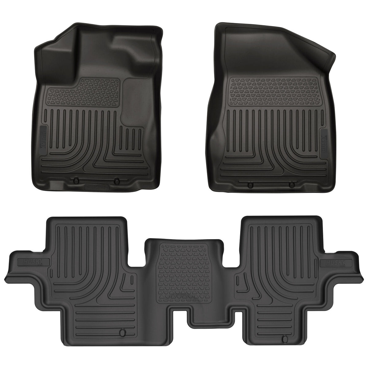 Weatherbeater Front & 2nd Seat Floor Liners For 2013-2020 Pathfinder Husky Liners