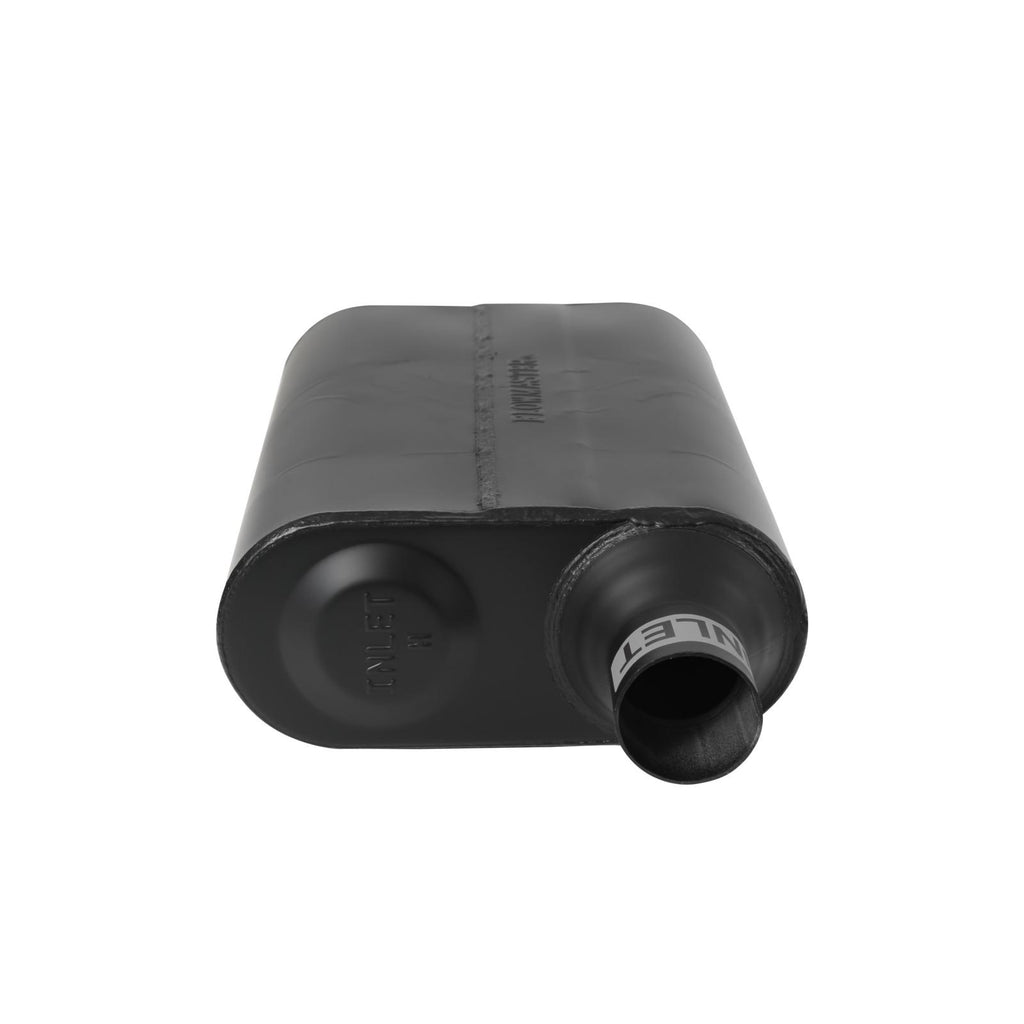 40 Series Delta Flow Chambered Muffler 40 Delta Flow 2.00 Offset In 2.00 Center Out Aggressive Sound Flowmaster