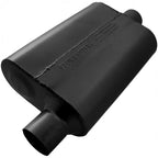 40 Series Delta Flow Chambered Muffler 40 Delta Flow 2.50 Offset In 2.50 Center Out Aggressive Sound Flowmaster