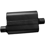 40 Series Delta Flow Chambered Muffler 40 Delta Flow 2.50 Offset In 2.50 Center Out Aggressive Sound Flowmaster