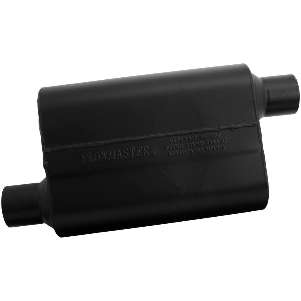 Super 44 Series Chambered Muffler Super 44 2.50 Offset In 2.50 Offset Out Aggressive Sound Flowmaster