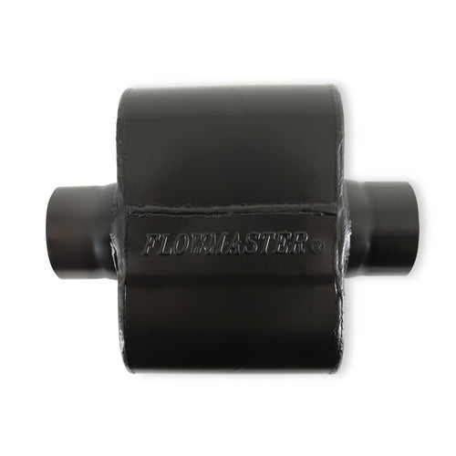 10 Series Delta Force Race Muffler 10 Series Race Muffler 3.00 Center In 3.00 Center Out Aggressive Sound Flowmaster