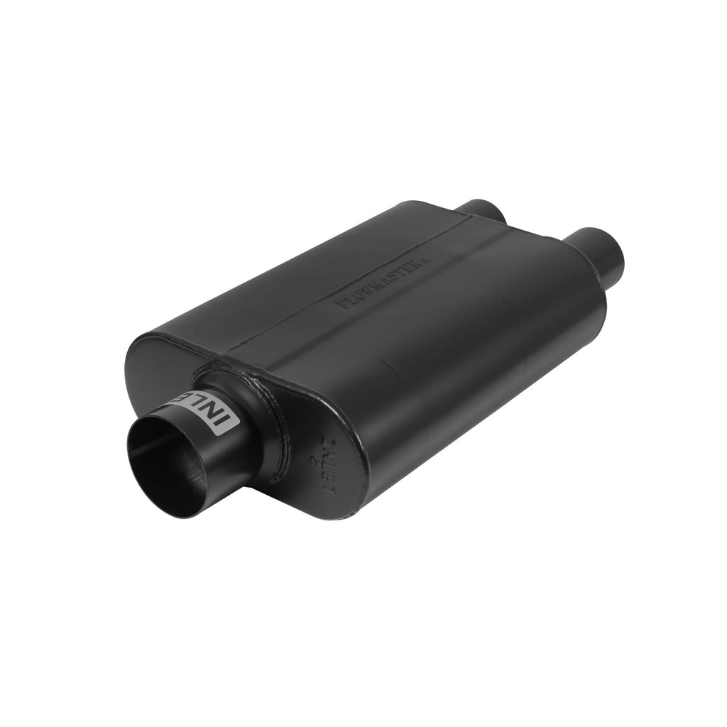 Super 44 Series Chambered Muffler Super 44 3.00 Center In 2.25 Dual Out Aggressive Sound Flowmaster