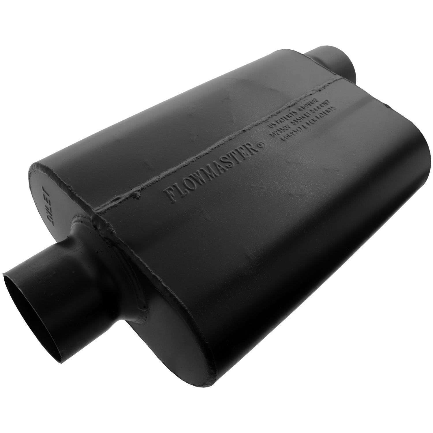 Super 44 Series Chambered Muffler Super 44 3.00 Center In 3.00 Offset Out Aggressive Sound Flowmaster