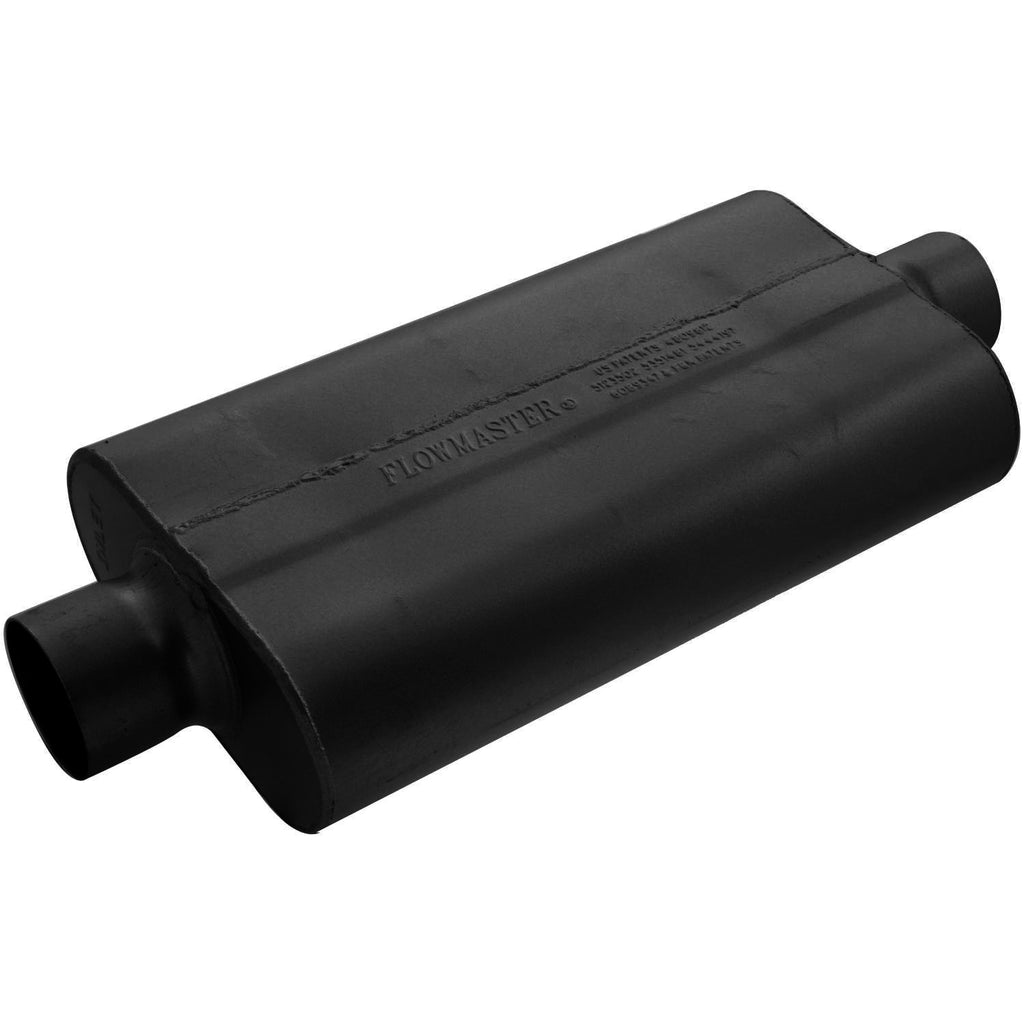 50 Series Delta Flow Chambered Muffler 50 Delta Flow 3.00 Center In 3.00 Center Out Moderate Sound Flowmaster