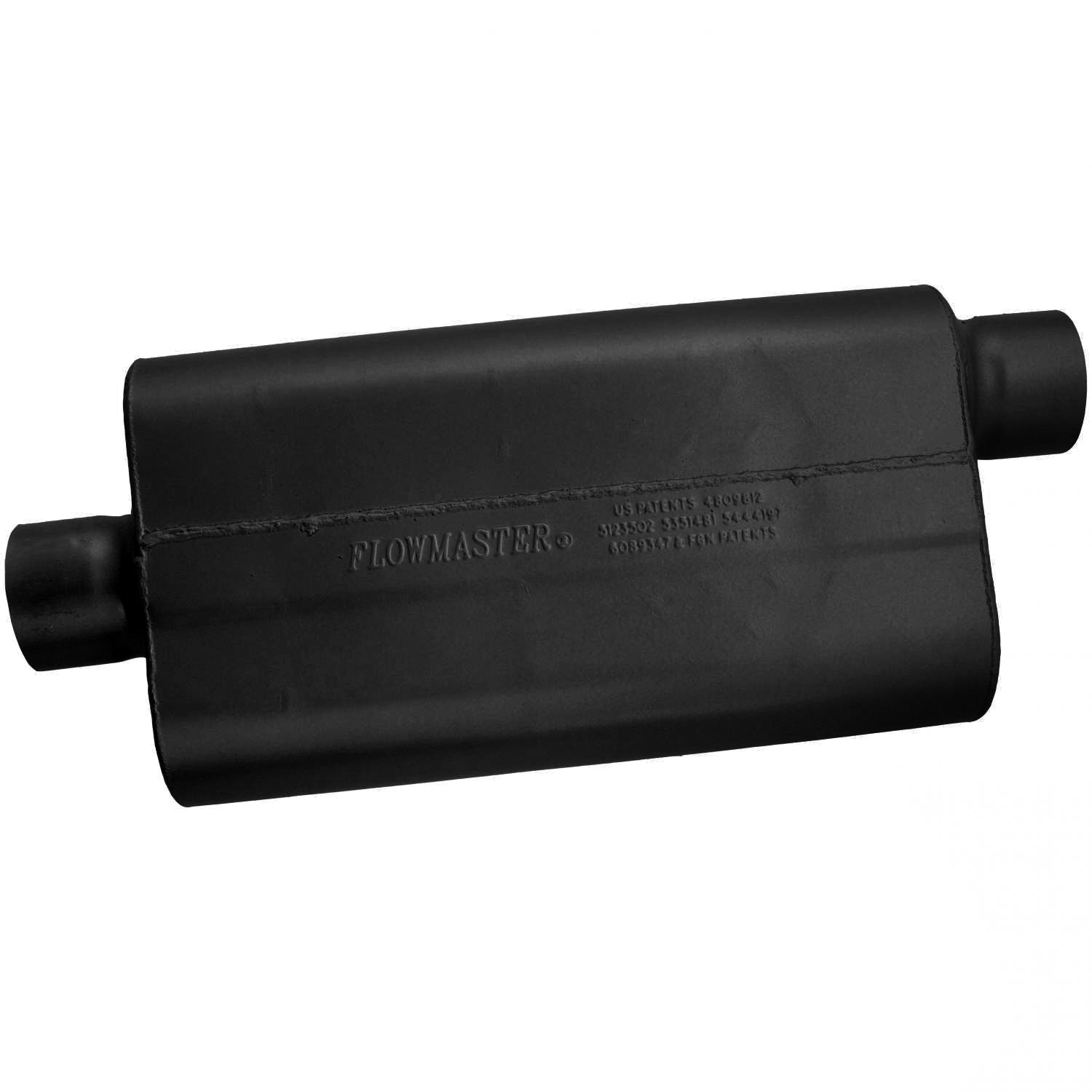 50 Series Delta Flow Chambered Muffler 50 Delta Flow 3.00 Center In 3.00 Offset Out Moderate Sound Flowmaster