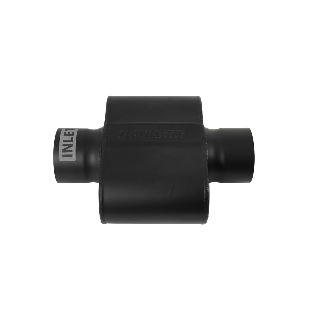 10 Series Delta Force Race Muffler 10 Series Race Muffler 3.50 Center In 3.50 Center Out Aggressive Sound Flowmaster