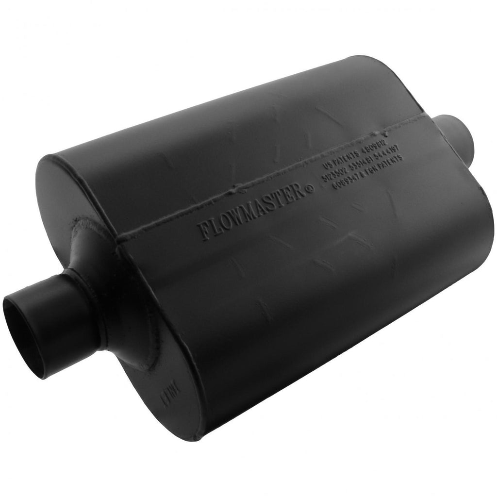 Super 40 Series Chambered Muffler Super 40 2.50 Center In 2.50 Center Out Aggressive Sound Flowmaster