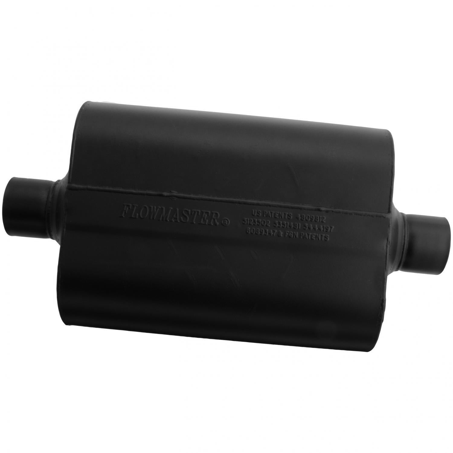 Super 40 Series Chambered Muffler Super 40 2.50 Center In 2.50 Center Out Aggressive Sound Flowmaster
