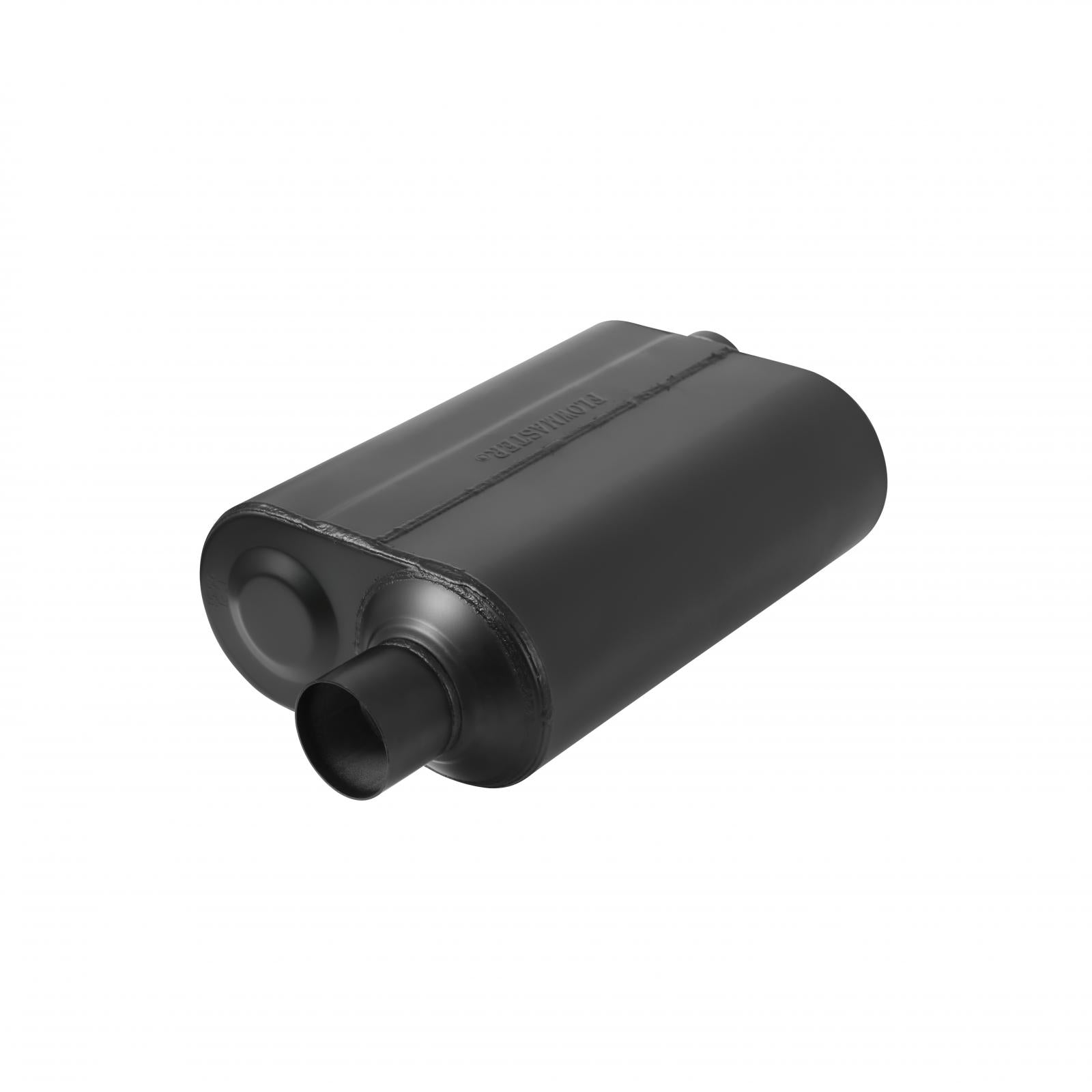 Super 40 Series Chambered Muffler Super 40 2.50 Offset In 2.50 Offset Out Aggressive Sound Flowmaster