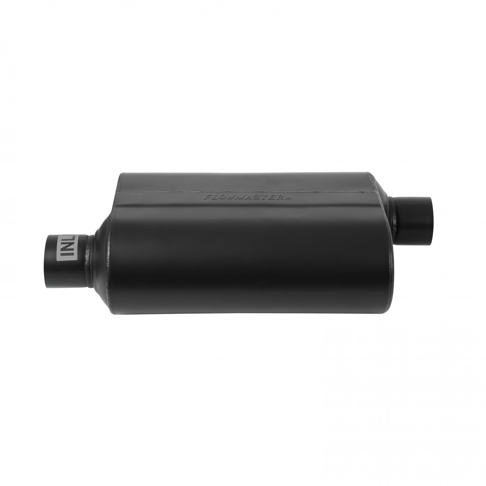 Super 40 Series Chambered Muffler Super 40 2.50 Offset In 2.50 Offset Out Aggressive Sound Flowmaster