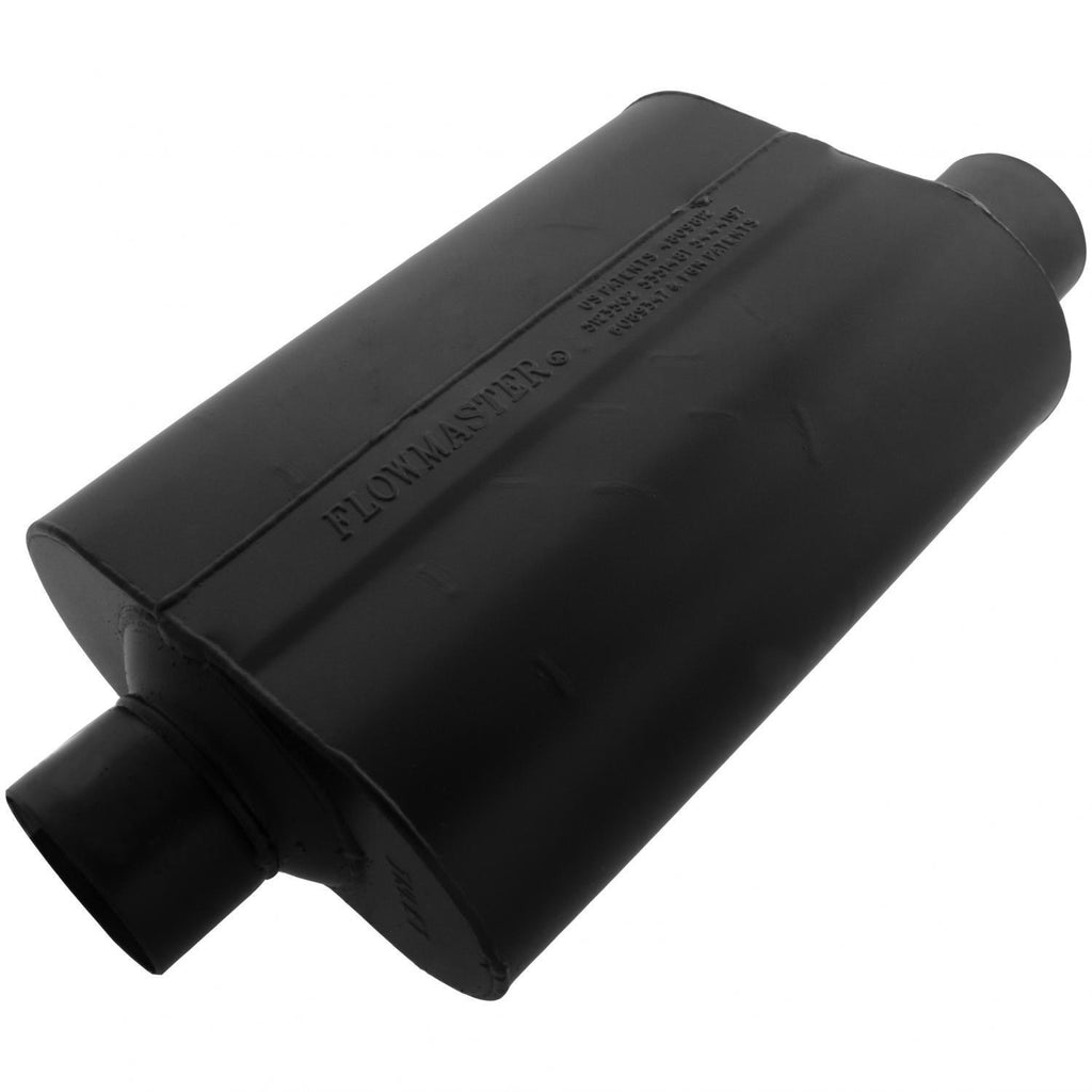 Super 40 Series Chambered Muffler Super 40 3.00 Center In 3.00 Offset Out Aggressive Sound Flowmaster