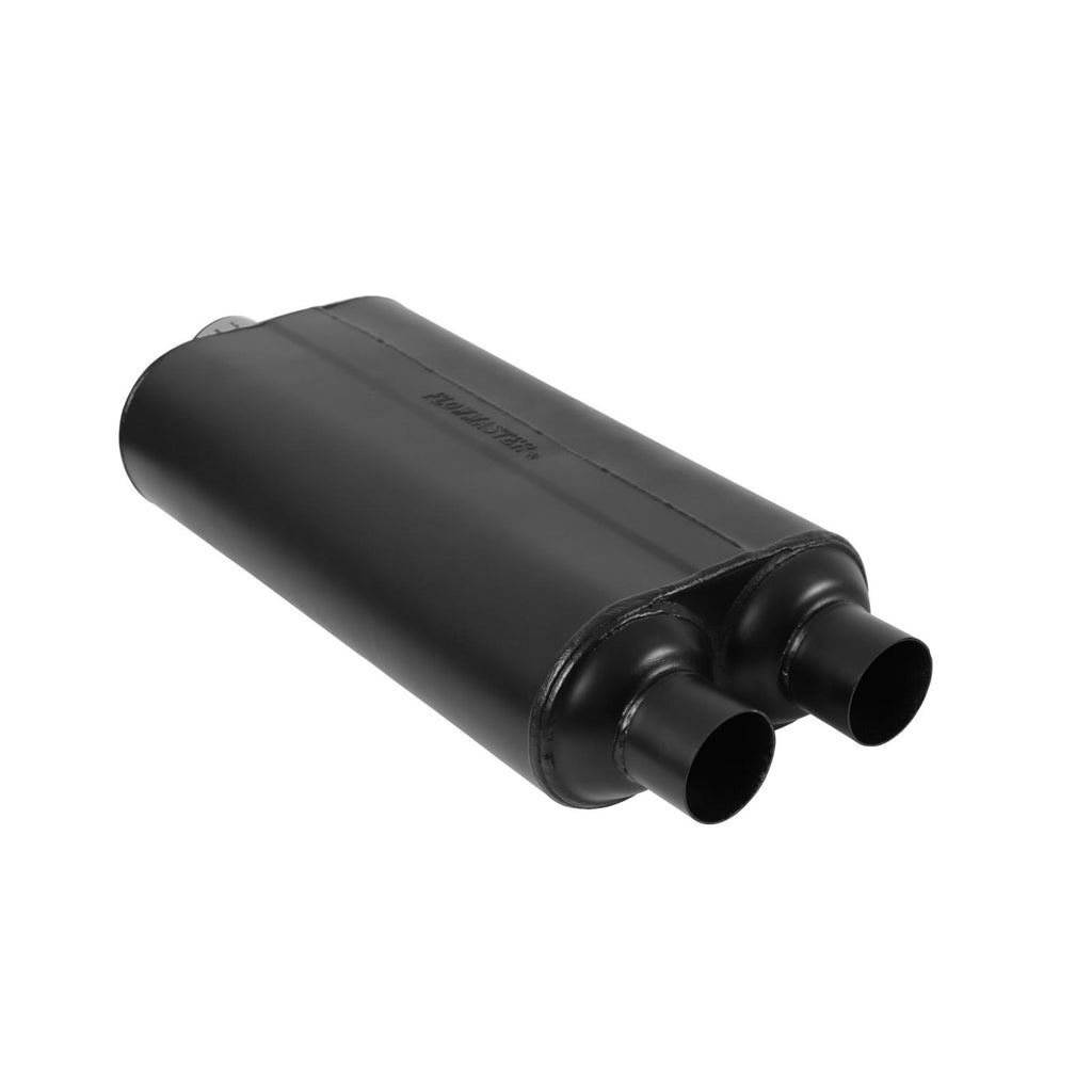 50 Series Hd Chambered Muffler 50 H.D 3.00 Center In 2.50 Dual Out Moderate Sound Flowmaster