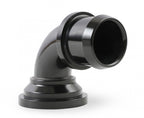 Water Neck Swivel 90 Degree Angle Black Fits 2003-Up Mopar Gen III Hemi Engines 90 Degree Holley