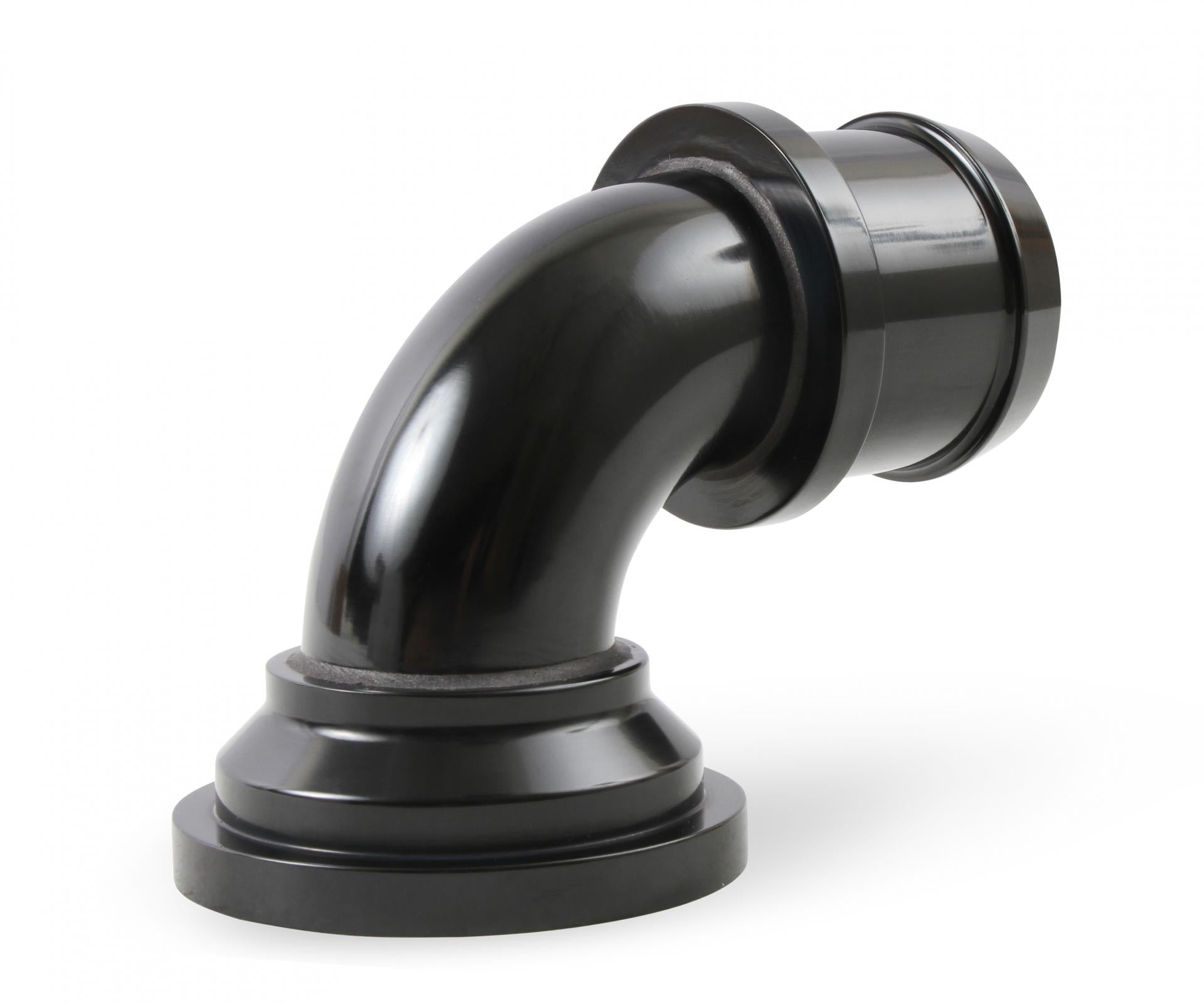 Water Neck Swivel 90 Degree Angle Black Fits 2003-Up Mopar Gen III Hemi Engines 90 Degree Holley