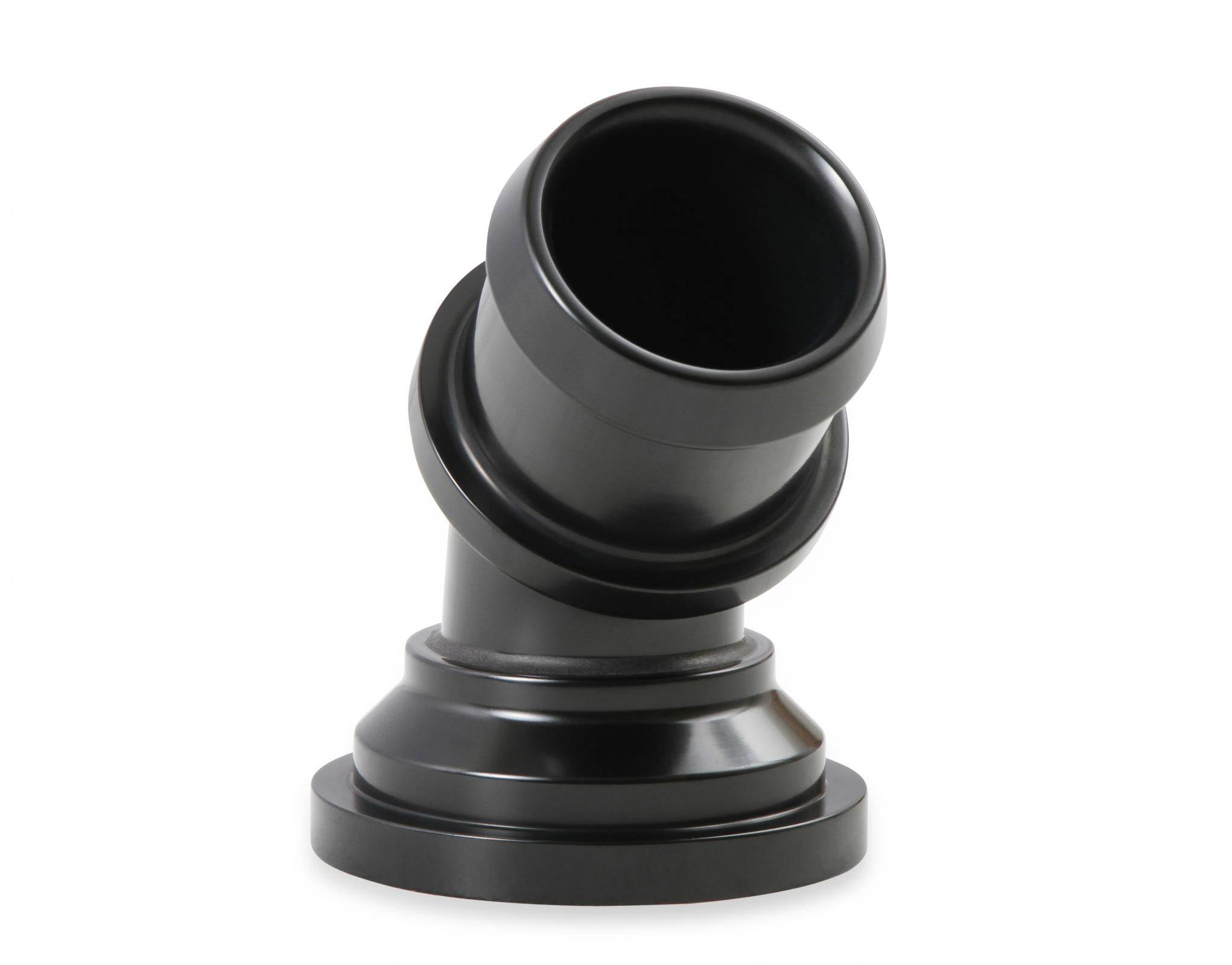 Water Neck Swivel 45 Degree Angle Black Fits 2003-Up Mopar Gen III Hemi Engines 45 Degree Holley