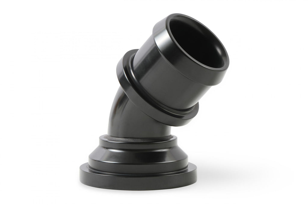 Water Neck Swivel 45 Degree Angle Black Fits 2003-Up Mopar Gen III Hemi Engines 45 Degree Holley
