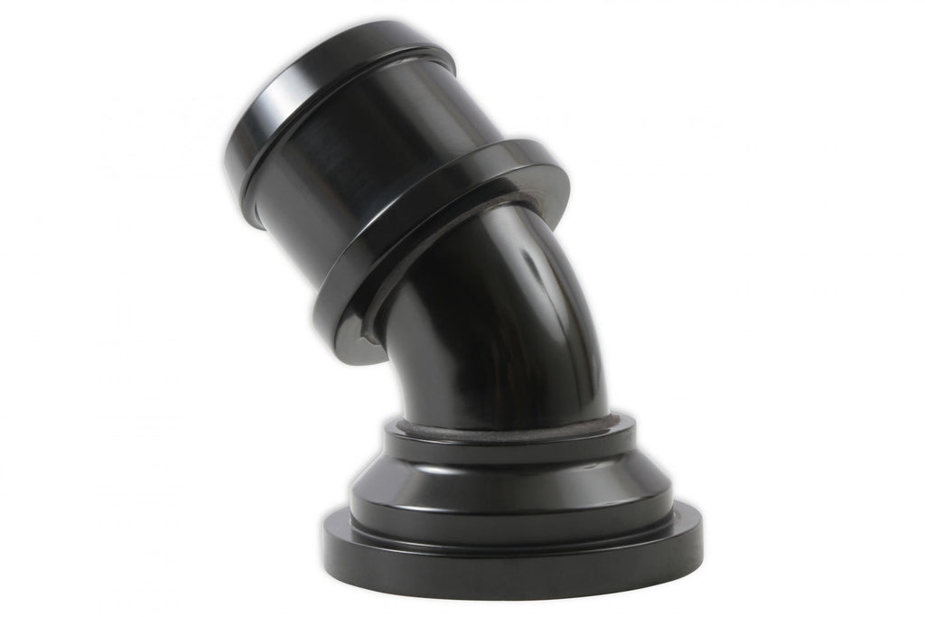 Water Neck Swivel 45 Degree Angle Black Fits 2003-Up Mopar Gen III Hemi Engines 45 Degree Holley