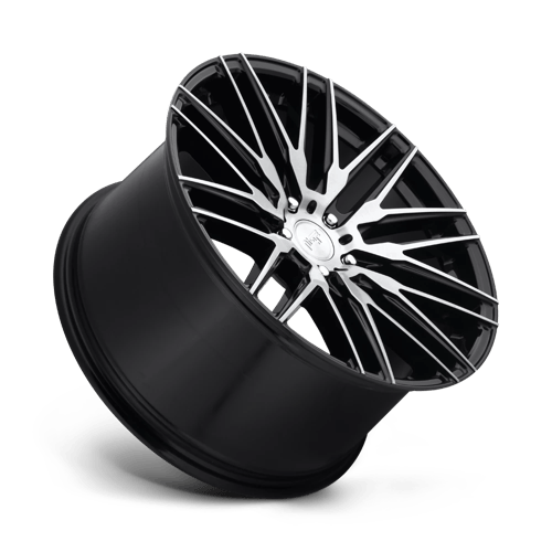 M165 22X9 5X4.5 GL-BLK-BRSHD 38MM