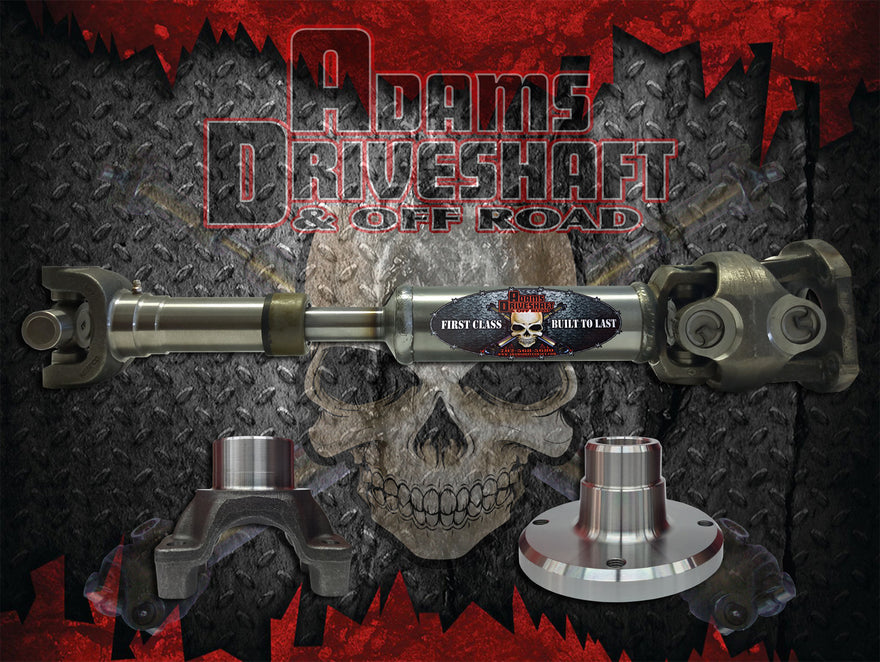 JK Rear 1350 Solid CV Driveshaft 4 Door Adams Driveshaft