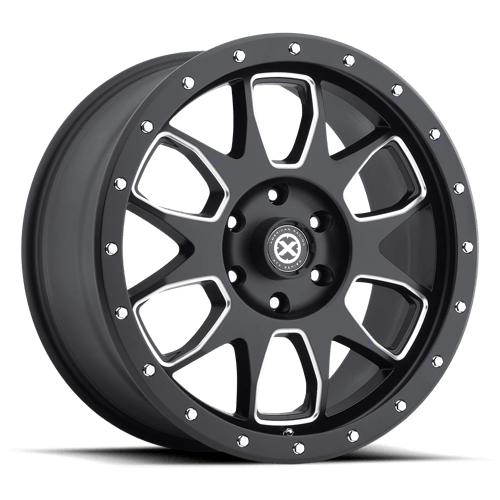 AX196 17X9 6X5.5 +45 100.5CB S-BLK/MILL