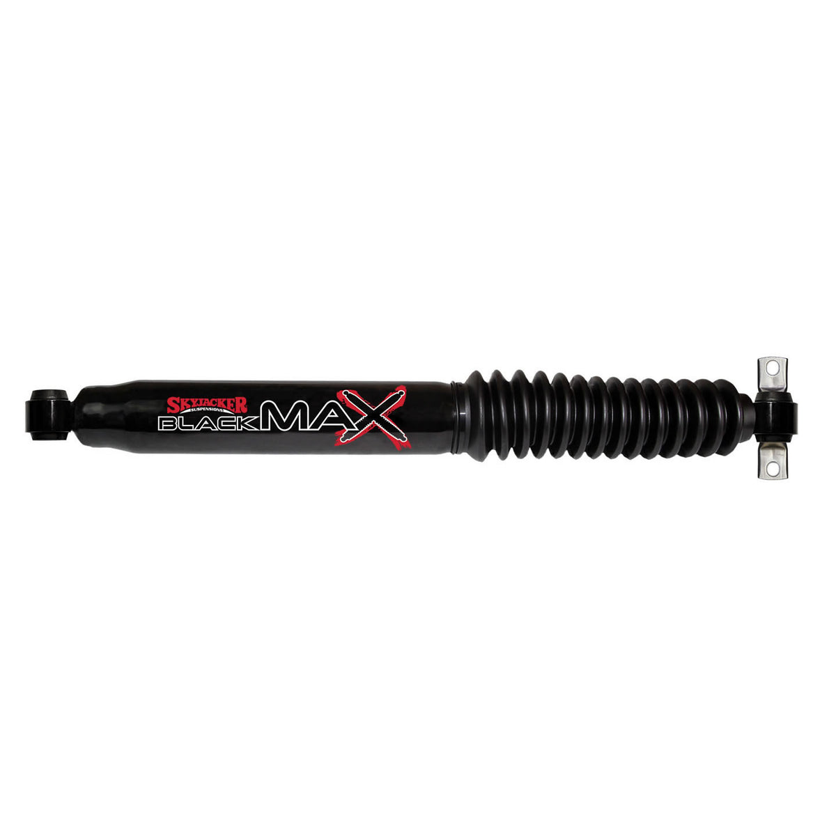 Black MAX Shock Absorber w/Black Boot 25.35 Inch Extended 15.05 Inch Collapsed 07-18 Wrangler JK Skyjacker