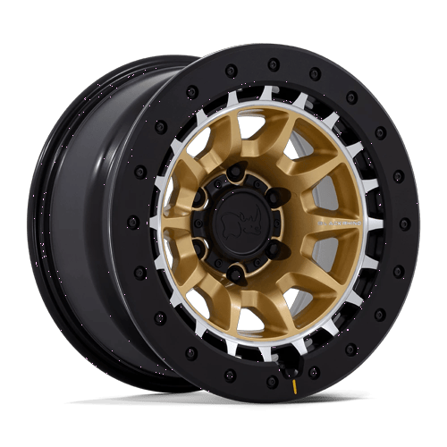 TUSK 17X8.5 5X5 71 +0 M-GOLD-MCH
