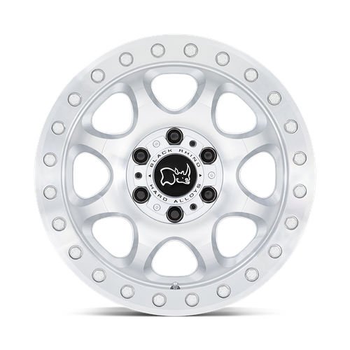 BR VENTURE 17X8 6X130 G-SLVR MACH 38MM