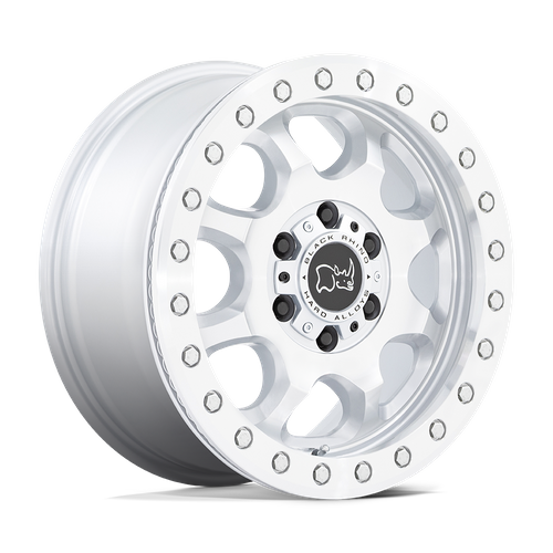 BR VENTURE 17X8 6X130 G-SLVR MACH 38MM