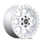 BR VENTURE 17X8 6X130 G-SLVR MACH 38MM