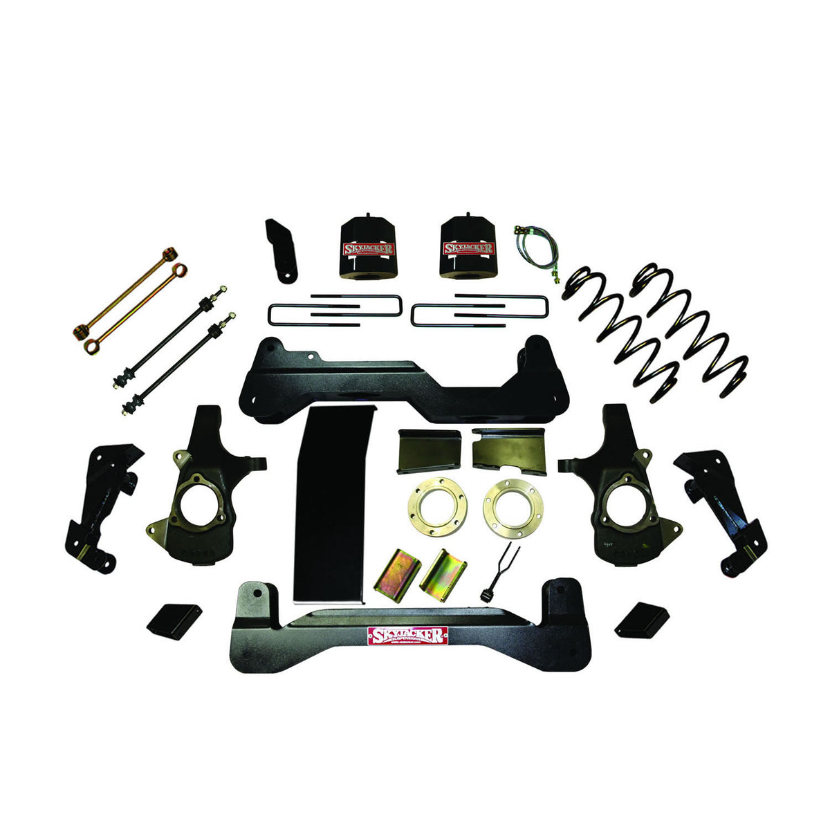 Lift Kit 6 Inch Lift Tahoe/Yukon/ Avalnche Includes Front Struts Rear Coil Springs Install Time 8 Hours Skyjacker