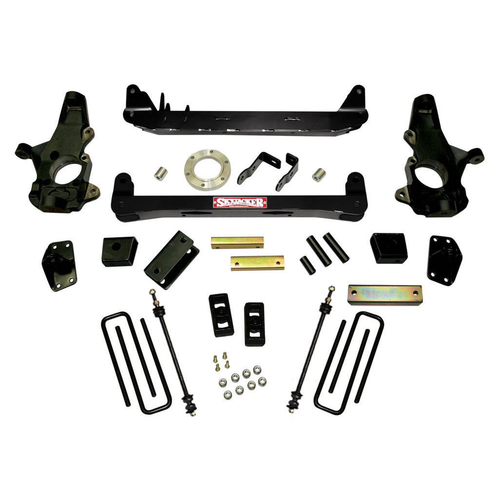 Lift Kit 3 Inch Lift 01-10 Silverado/Sierra 2500 HD/3500 HD Includes Block And U Bolt Kit Skyjacker
