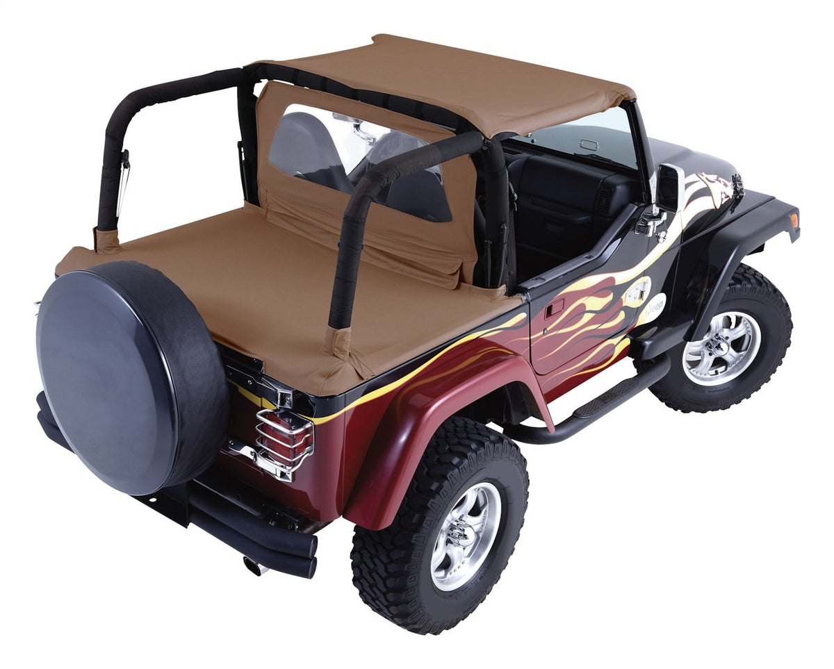 Car Cover 1997-2006 TJ Wrangler w/Bikini Top/Windbreaker/Tonneau Cover RT Off Road