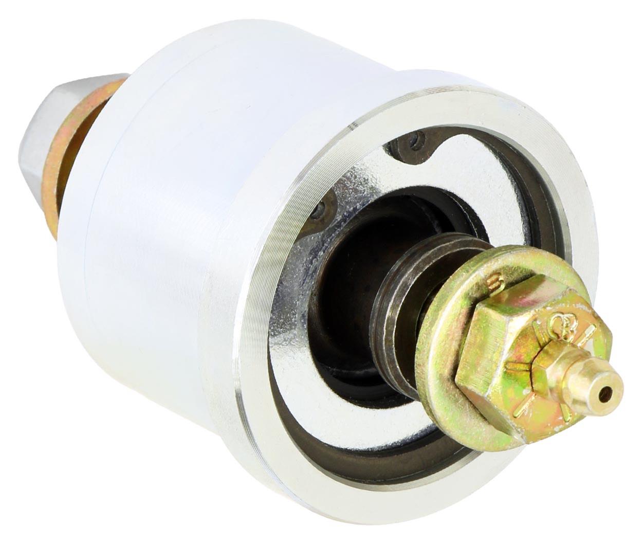 Machined Johnny Joint 2 Inch Press-In 2 Inch X 0.4375 Inch Ball Internally Greased Includes Greasable Bolt Fits TJ/LJ/XJ/MJ 30/44 Housing Casting RockJock 4x4