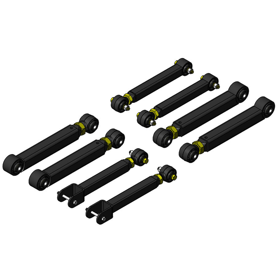 Jeep Overland Plus Short Control Arm Kit 1993-2006 TJ/LJ/ZJ Clayton Off Road