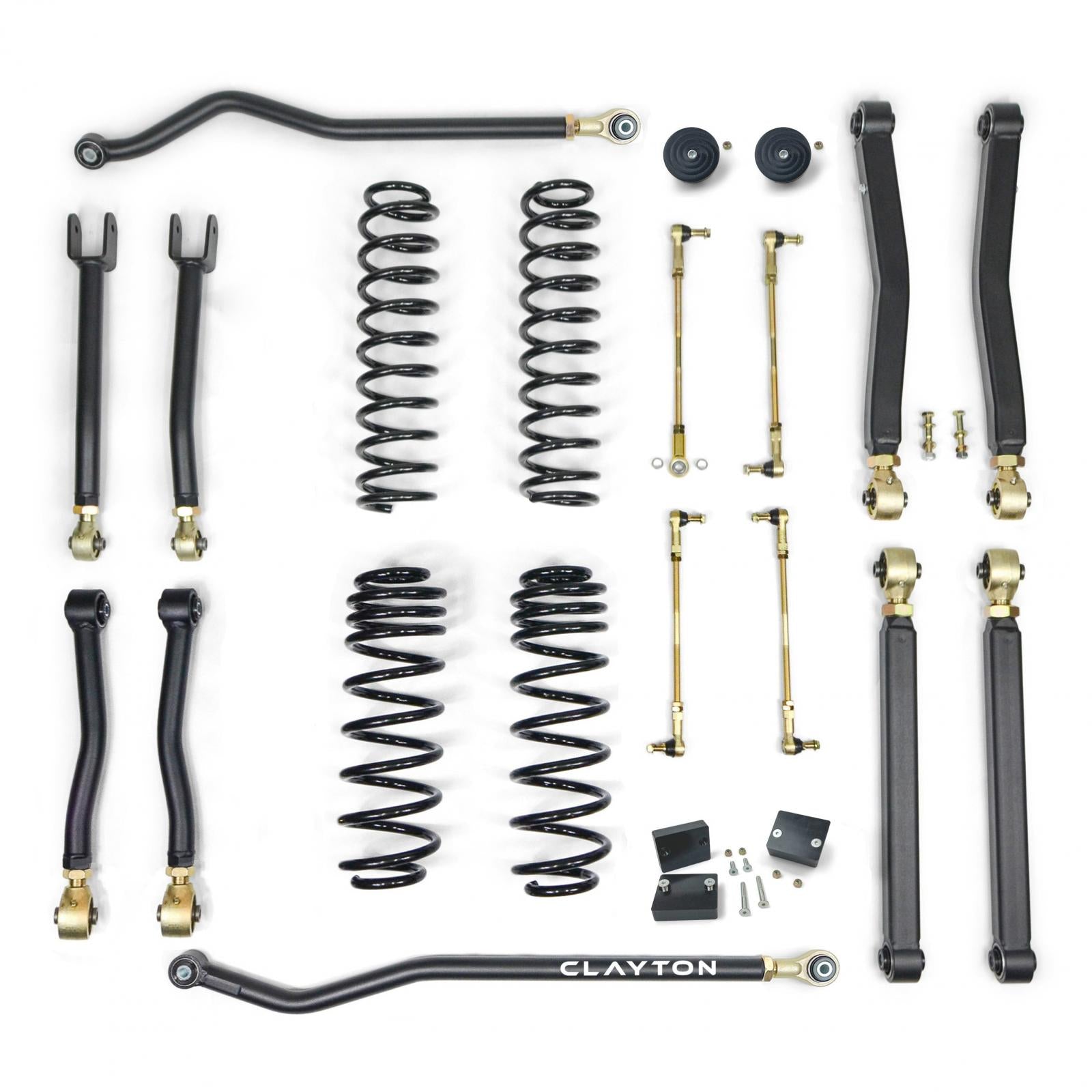 Jeep Wrangler 1.5 Inch Premium Lift Kit 2018+ JL Clayton Off Road