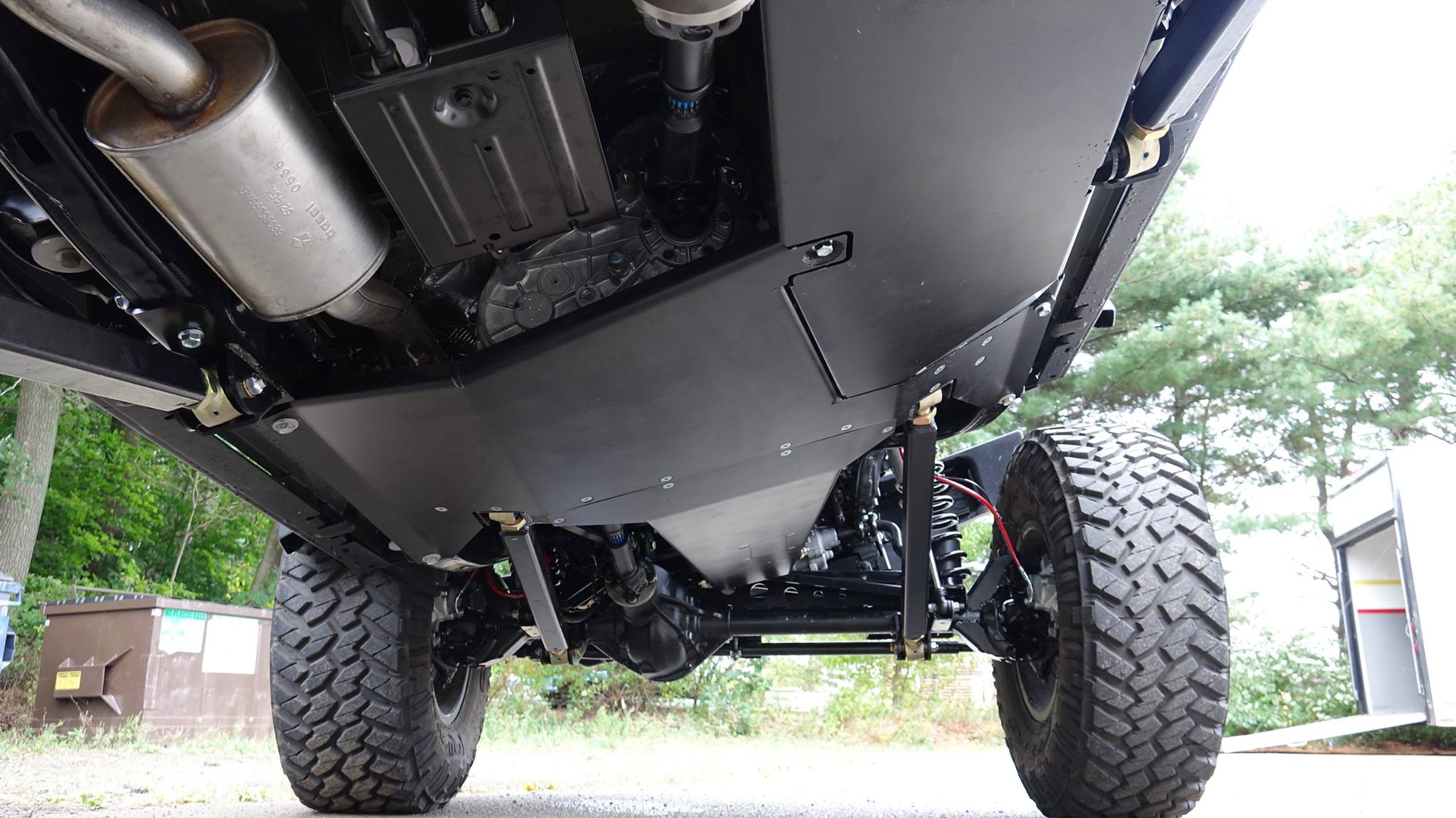 Jeep Wrangler Gas Tank Skid Plate Hardware 2007-2018 JK 2/4 Door Clayton Off Road