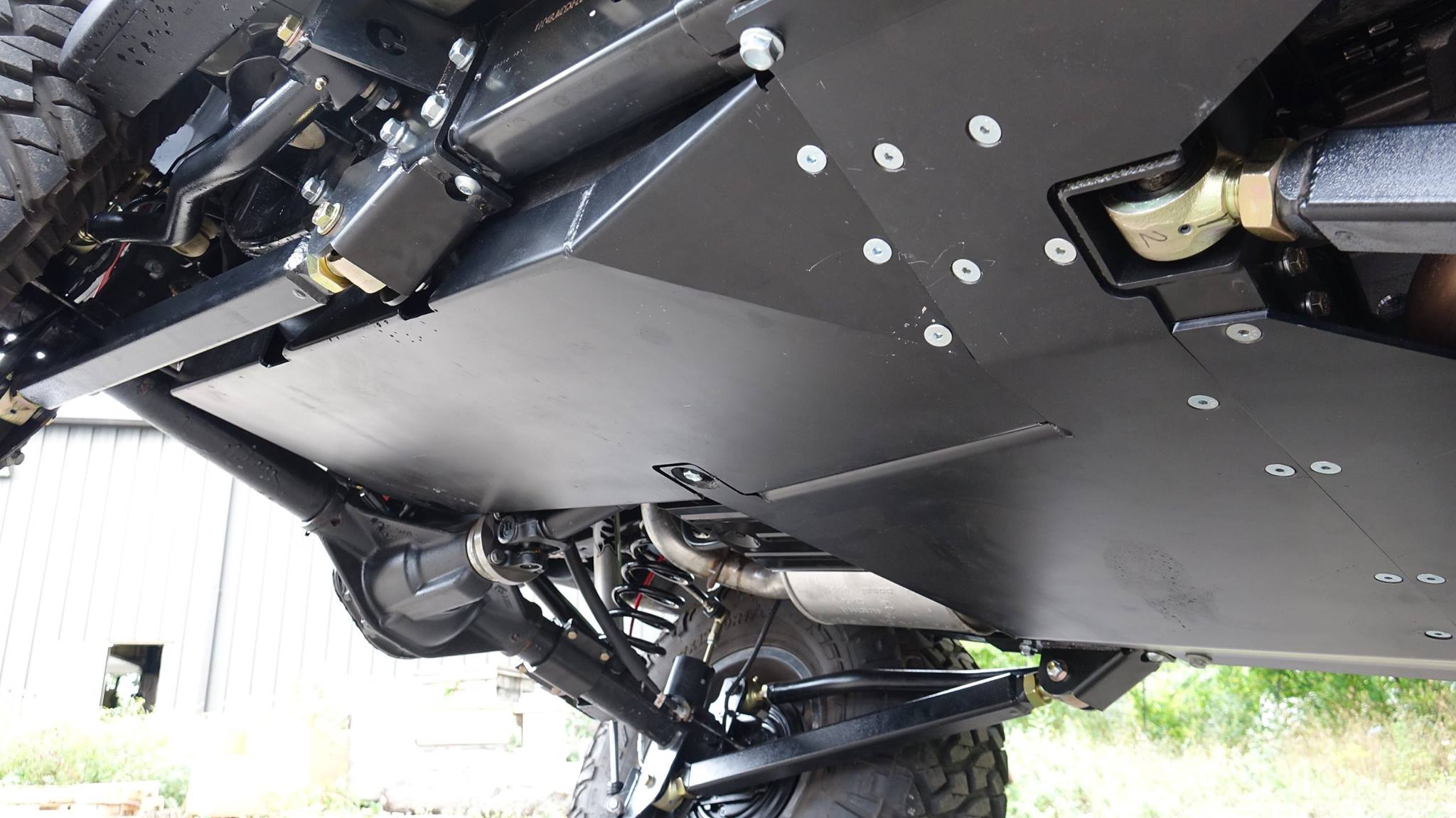 Jeep Wrangler Gas Tank Skid Plate Hardware 2007-2018 JK 2/4 Door Clayton Off Road