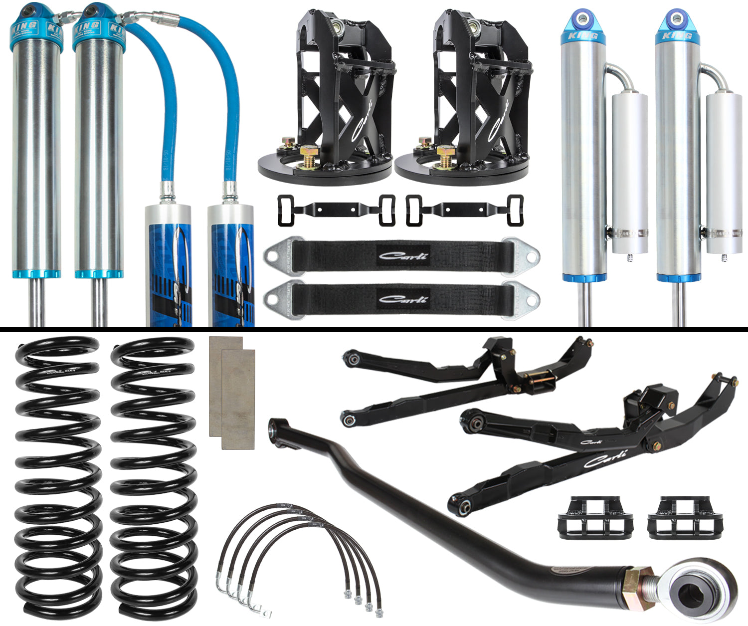 Dominator Leveling Base 3 Lift 03-09 RAM 2500/3500 Diesel Long Arm Carli Suspension