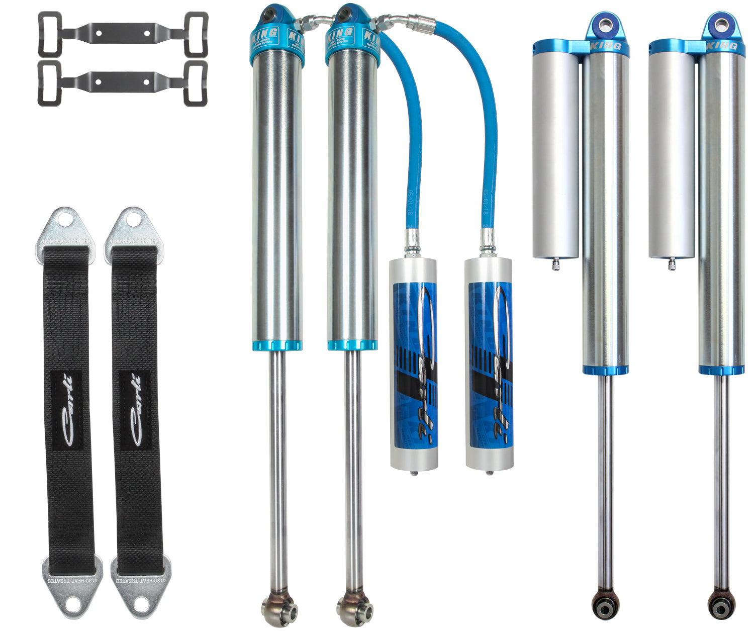 Performance 2.5 Shock Set Long Arm Valving 2003-12 RAM 2500/3500 Diesel Carli Suspension
