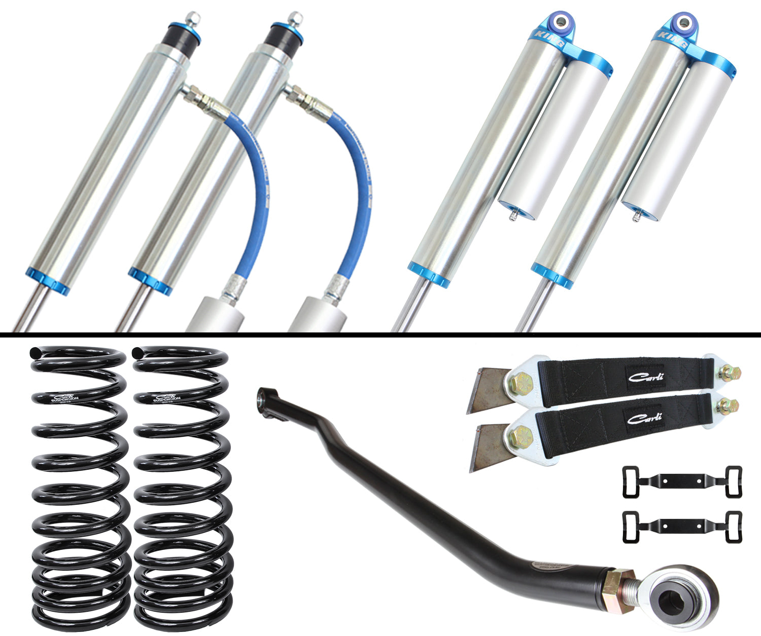 Pintop 2.5 Leveling System Base 3 Lift 2003-13 RAM 2500/3500 Gas Carli Suspension