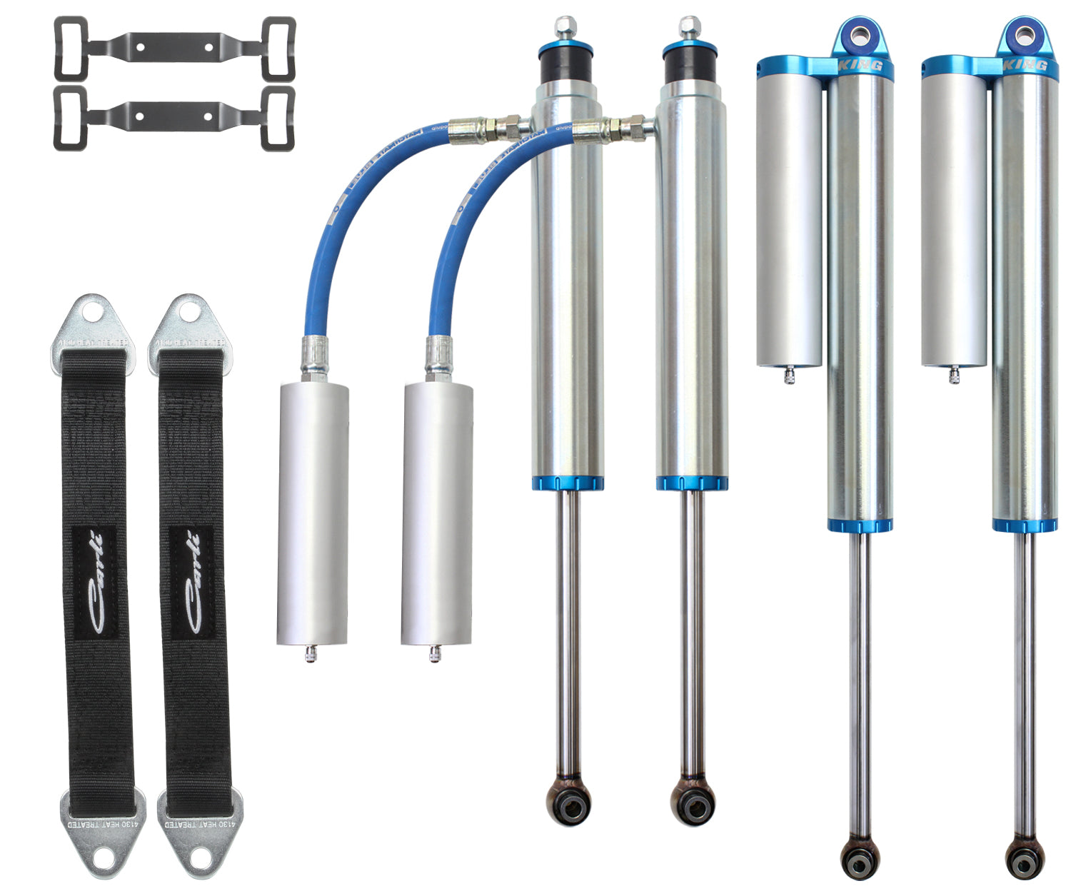 Pintop 2.5 Remote Res Shock Set 6 Lift 2003-13 RAM 2500/3500 Diesel Carli Suspension