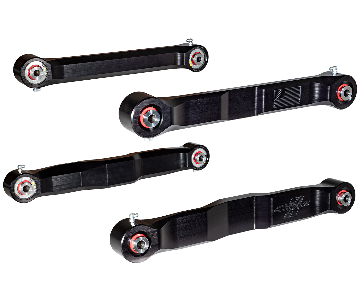 03-09 RAM 2500/3500 4x4 RAM Billet High Clearance Extended Control Arms Black anodized finish Carli Suspension