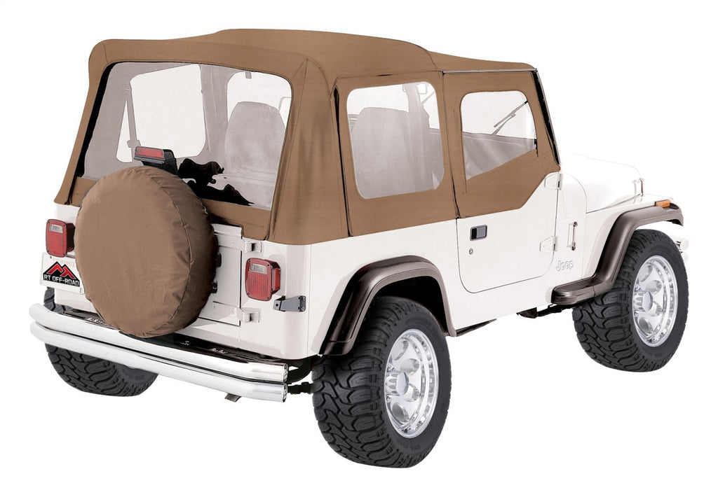 Soft Top 1987-1995 YJ Wrangler Spice Denim w/Frames/Soft Upper Doors/Hardware RT Off Road