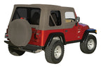 Complete Khaki Soft Top for TJ Wrangler w/ Unlimited Pkg w/ Soft Upper Doors RT Off Road