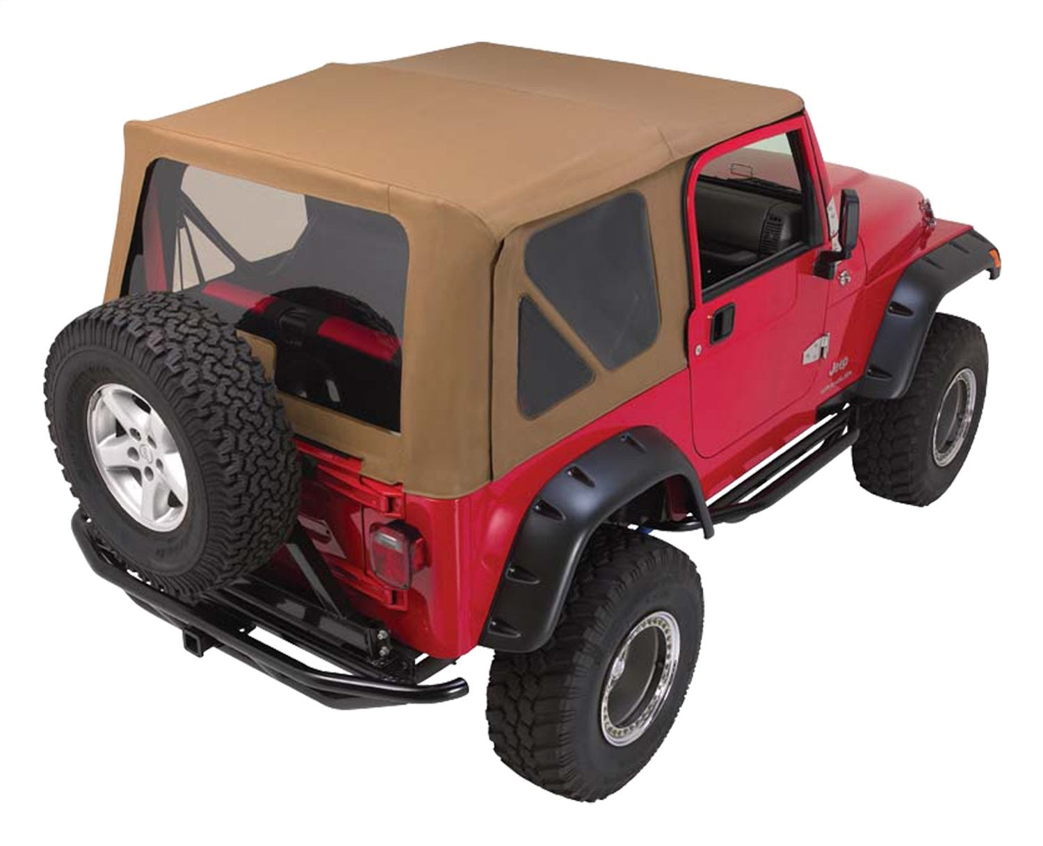 Complete Spice Soft Top for TJ Wrangler w/o Unlimited Pkg w/ Full Steel Doors RT Off Road