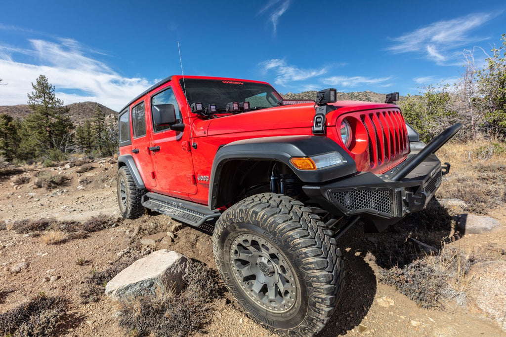 Dominator Xtreme D1 SideSteps Boards Only Textured Black 2007-2026 Jeep Wrangler JK/JL 2021-2025 Ford Bronco 2023-2026 Toyota Sequoia Go Rhino